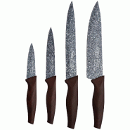 San Ignacio - Set de 4 couteaux en acier inoxydable, collection Daimiel - gris inox Q3247