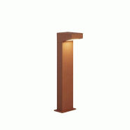 Zafferano Forward Borne Lumineuse Asymétrique 13W 3000K Ip65 En Aluminium Finition Corten 13X15X50 Cm Pour Éclairage De Chemins Extérieurs Et Zones Zafferano Forward Borne Lumineuse Asymétrique 13W 3000K Ip65 En Aluminium Finition Corten 13X15X50 Cm Pour Éclairage De Chemins Extérieurs Et Zones
