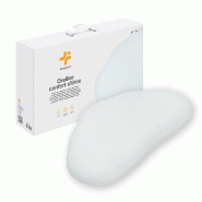 INPHYSIO Oreiller cervical CONFORT ULTIME – mousse mémoire, soutien ultra-doux – 57x35x12 cm - blanc 3760371011315