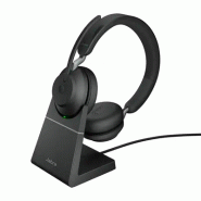 Jabra Evolve2 65 Casque Sans fil Arceau Bureau/Centre d'appels USB Type-A Bluetooth Noir