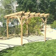 Pergola Kastel bois - Chêne