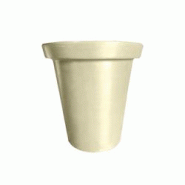 PLAST'UP ROTOMOULAGE Pot de fleurs rond xxl delight 760l - SABLE - beige 0637962081688