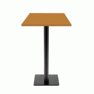 RestooTab - Mange-debout Milan T 50x50cm ocre maggese - marron fonte TB-MITFF-5050M-MAGG