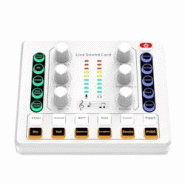 Table De Mixage Bluetooth Pour Enregistrement Et Chant En Direct Blanc YONIS - blanc 3615616947013 Table De Mixage Bluetooth Pour Enregistrement Et Chant En Direct Blanc YONIS - blanc 3615616947013