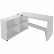 VidaXL Table à manger 140x80x75 cm blanc Modèle Zenith Moderne - blanc 243060