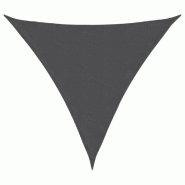 VidaXL Voile de parasol tissu oxford triangulaire 4x4x4 m anthracite Modèle Riviera Pure - noir 135121