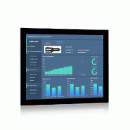 Panel PC industriel fanless 17" pour automatisation, supervision et intégration machine - EVI-N017SAC
