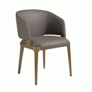 AC ANGEL CERDA Angel Cerdá Chaise en similicuir taupe foncé 4108C 57 x 58 x 76 - gris fourrure 8435631023029 AC ANGEL CERDA Angel Cerdá Chaise en similicuir taupe foncé 4108C 57 x 58 x 76 - gris fourrure 8435631023029