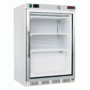 Armoire réfrigérée froid négatif 130 l porte verre 3 grilles  blanche - REDFOX - HF 200/G