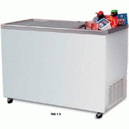 Congélateur professionnel - porte pleine coulissante - 244L à 437L - Acier galvanisé - Température -18°C à -25°C Congélateur professionnel - porte pleine coulissante - 244L à 437L - Acier galvanisé - Température -18°C à -25°C