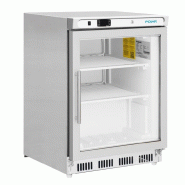 Dessous de comptoir vitré négatif inox - Série C - 129L | Polar - PC008 Dessous de comptoir vitré négatif inox - Série C - 129L | Polar - PC008
