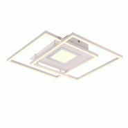 Plafonnier LED 36W - 4200lm, 2700 à 6500K - Dimmable - Blanc mat - Trio - Via - blanc métal 4017807562415