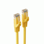 Shiverpeaks Câble patch Cat. 6A, U/UTP, 3,00 m, jaune - jaune 4017538090041