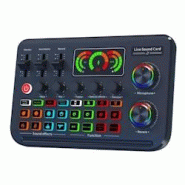 Table De Mixage USB Pro Audio Pour Streaming Gaming Et Chant 6H Autonomie YONIS - 3615617085752 Table De Mixage USB Pro Audio Pour Streaming Gaming Et Chant 6H Autonomie YONIS - 3615617085752