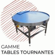 Table tournante motorisee de tri et manutention