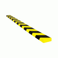 Amortisseur de choc rectangulaire jaune et noir 1000 mm