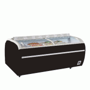 Congélateur de supermarché TWIN 220B-F Noir TEFCOLD