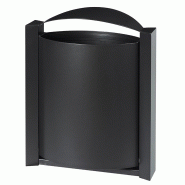 Corbeille ARKEA 40 Litres murale - Gris Manganèse