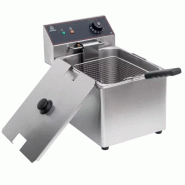 Cuistance Friteuse électrique professionnelle sur table – 8 L en acier inoxydable – 3,25 kW - inox DF8L