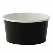 ECOLOMIQUE - 50 Pcs - Pot carton noir chaud et froid 200 ml Diam: 9 cm 9 x 7,4 x 4,8 cm - ECO210POC181N - noir en carton ECO210POC181N ECOLOMIQUE - 50 Pcs - Pot carton noir chaud et froid 200 ml Diam: 9 cm 9 x 7,4 x 4,8 cm - ECO210POC181N - noir en carton ECO210POC181N