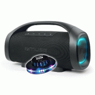 Enceinte Hifi MUSE M-980 BT USB Bluetooth Autonome 300W Lumière d'ambiance LED - IPX6 Resistance aux projections, soucoupe OVNI - 3666638039859