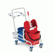 FILMOP chariot en métal rilsan 2x15 lt