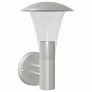 Helloshop26 - Applique murale d'extérieur design robuste éclairage jardin 17,5 x 17,5 x 28 cm en acier inoxydable argenté 02_0056555 - argenté 300