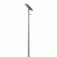 Lampadaire urbain solaire combi 2 margo / led / 40 w / 6600 lm / en aluminium et acier galvanisé thermolaqué