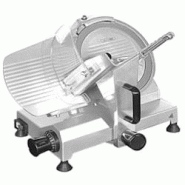 METRO PROFESSIONAL Trancheuse GFS3022, alumin/acier inoxydable, 48.5 x 40.5 x 39 cm, 120 W, Ø de la lame 22 cm, épaisseur de coupe : 0-12 mm, argent