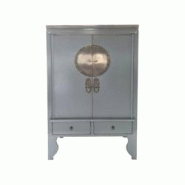 OPIUM OUTLET Armoire buffet commode sideboard console chiffonnier asia meubles chinois asiatique vintage oriental entièrement monté - gris Bois mass OPIUM OUTLET Armoire buffet commode sideboard console chiffonnier asia meubles chinois asiatique vintage oriental entièrement monté - gris Bois mass
