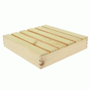Prolinea venicia planche caillebotis pin vernis 30x28x6 carton de 4 - beige Bois massif CLW-4480408 Prolinea venicia planche caillebotis pin vernis 30x28x6 carton de 4 - beige Bois massif CLW-4480408