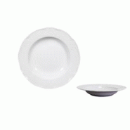 Saturnia Assiette creuse cm.23,5 Skyfall Noir - blanc porcelaine 605938 Saturnia Assiette creuse cm.23,5 Skyfall Noir - blanc porcelaine 605938