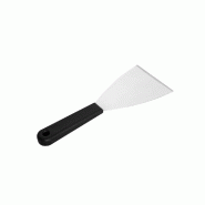 Schneider - Spatule, acier inoxydable 100 mm, poignée en plastique noire (PP) - inox 200503