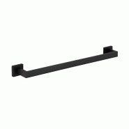 TOJ Living Barre porte-serviettes – 60 cm – Acier inoxydable – Noir mat – Montage mural – Support pour serviettes - noir inox 8720211263408