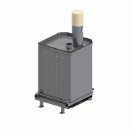 Aspirateur central industriel CV124 - disponible en location et en vente - ventilateur triphasé à canal latéral