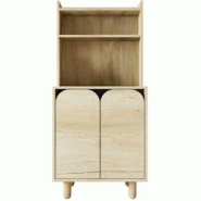 Buffet haut en aggloméré Parma chêne Hanah Home - 8684284023720 Buffet haut en aggloméré Parma chêne Hanah Home - 8684284023720