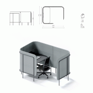 Bureau acoustique "leaf_pod" - focus pod xl Bureau acoustique "leaf_pod" - focus pod xl