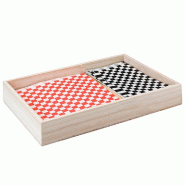 Casier de présentation en bois 37x30x10cm