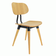Chaise de restaurant bois et métal Hambourg - Chaise de restaurant bois et métal Hambourg -