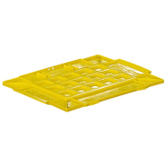 Couvercle pour caisse plastique odette jaune l.200 x p.300 mm - 2j00d32