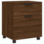 Décoshop26 - Caissons à tiroirs meuble de bureau sur roulettes couleur chêne marron 45 x 38 x 54 cm bois d'ingénierie DEC024562 - marron 3000254773801 Décoshop26 - Caissons à tiroirs meuble de bureau sur roulettes couleur chêne marron 45 x 38 x 54 cm bois d'ingénierie DEC024562 - marron 3000254773801