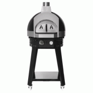 Four à pizza à gaz noir avec support - chambre Ø 700 mm | Ggm