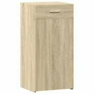 Helloshop26 - Buffet bahut commode armoire meuble de rangement organisateur cuisine salle de séjour salon sonoma 45 x 42,5 x 93 cm 02_0031574 - 30002_0