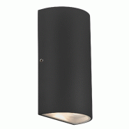 Nordlux Applique murale ROLD Round Métal Noir, H.16 - IP54 - LED Module / Extérieur - noir 5701581342385