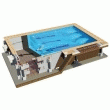 Piscine en kit bloc polystyrène 6x3 m - profondeur 1.50 m.