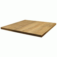 Plateau carré de table d'intérieur Tavola 70x70cm stratifié rovère slavona