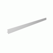 Porte étiquette basculant transparent - L100cm H32mm - pour gondoles et tablettes métalliques M25