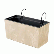 Prosperplast - Jardinière URBI CASE BETON EFFECT W - 39,5x18,5x19,5 cm, crème - beige plastique ZA4105