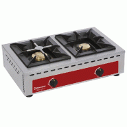 Réchaud de table - 2 feux vifs (7+5 kw) - PRF2G/Q_0