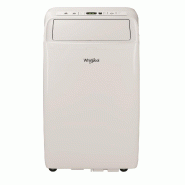 Whirlpool Climatiseur réversiblePACF29HPWpompe chaleur,Blanc, k BTUClasse A+/ 2.8K et A++/ 2.5K,Gaz R290, 62dB,super silence,6e sense - blanc PACF29H
